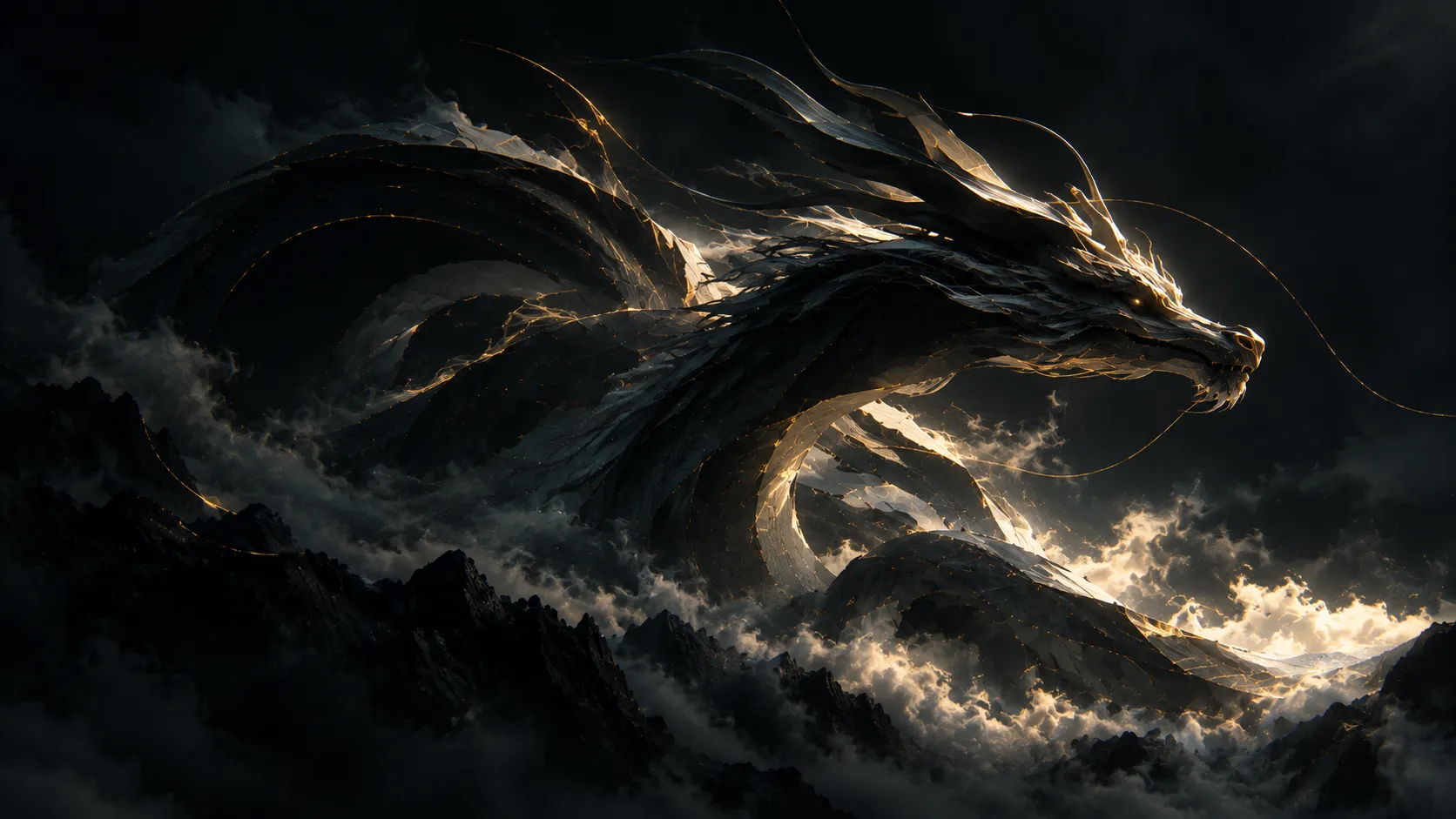 Draconis dragon — Chinese dragon illustration